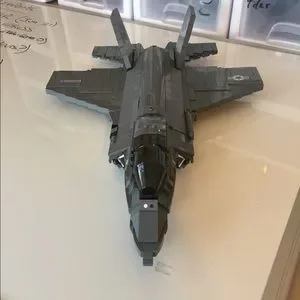 Lego | Holiday | Stealth Fighter Brickmania Model Plane  Stealth Fighter Brickmania model plane built with original  pieces. main image 2